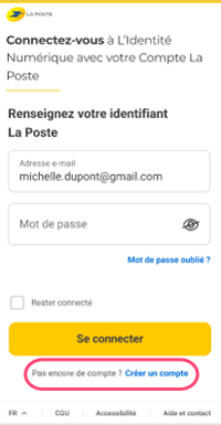 COMMENT CRÉER MON IDENTITÉ NUMÉRIQUE LA POSTE EN LIGNE ? étape 10