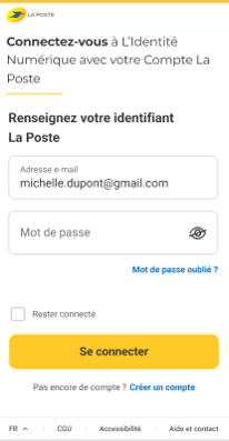 COMMENT CRÉER MON IDENTITÉ NUMÉRIQUE LA POSTE EN LIGNE ? étape 10bis