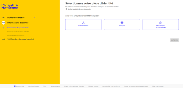 COMMENT CRÉER MON IDENTITÉ NUMÉRIQUE LA POSTE EN LIGNE ? étape 3